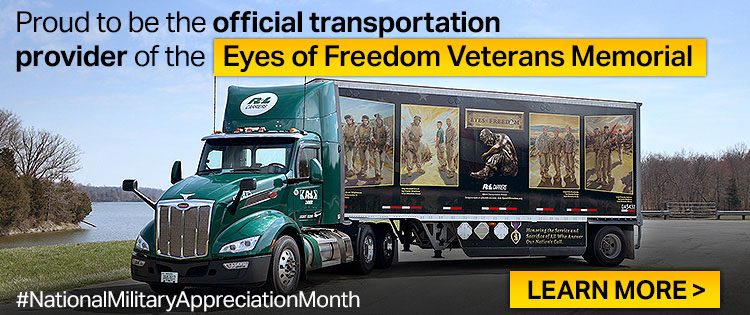 Proud to be the official transportation provider of the Eyes of Freedom Veterans Memorial - Click to Learn More.